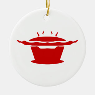 Koreanisches BBQ (고기구이) Schild Keramik Ornament