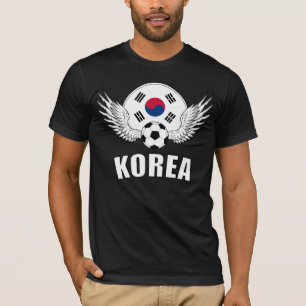 Koreanisches Fußball-Wappen (dunkel) T-Shirt