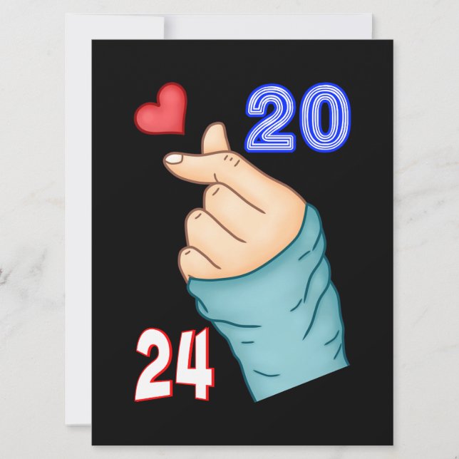 Koreanisches Herz 2024 Ankündigung (Vorderseite)
