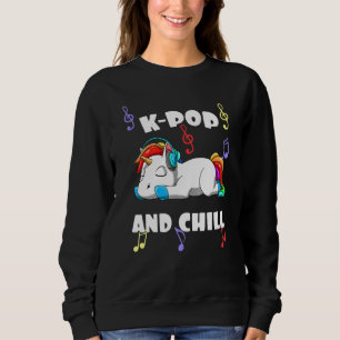 Koreanisches K-Pop Unicorn Sweatshirt