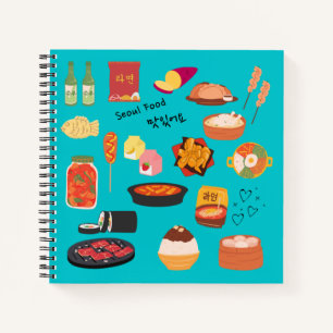 Koreanisches SEOULFOOD-Notebook Notizbuch