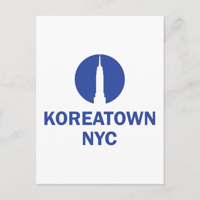 KOREATOWN NYC POSTKARTE (Vorderseite)