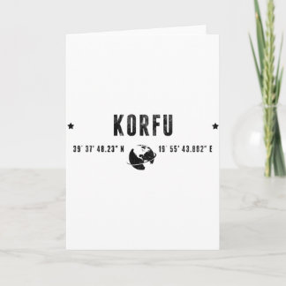 KORFU KARTE