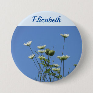 Korfu-Wildblumen Button