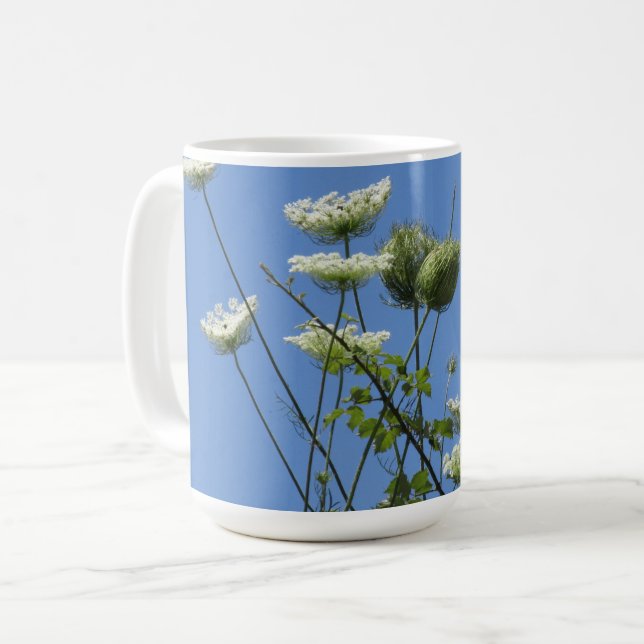 Korfu-Wildblumen Kaffeetasse (Vorderseite Links)