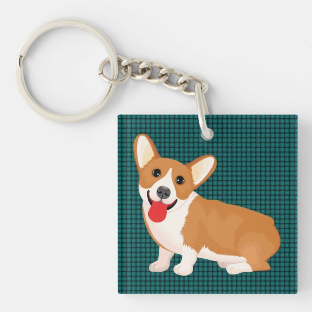 Korgenhund Schlüsselanhänger (Vorderseite)