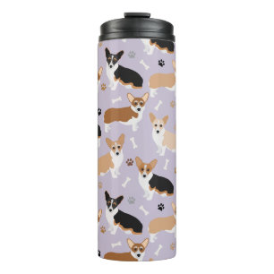 Korgi Dog Paws and Bones Thermal Tumbler Thermosbecher