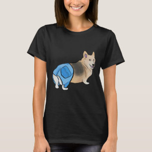 Korgi mit Pflanzen T-Shirt