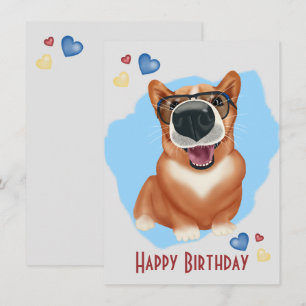 Korgi mit Sonnenbrille. Corgi Liebhaber