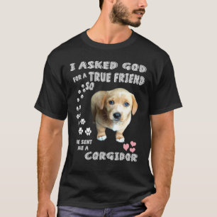 Korgidor Puppy Cockerpoo Mama Corgi Cab Vater Nied T-Shirt