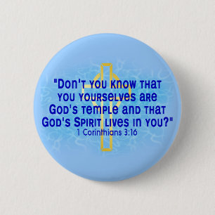 Korinther 1 3 16 button
