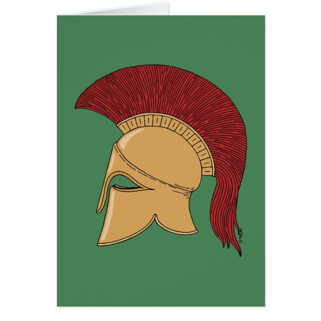 Korinthian Helmet Grußkarte (Vorne)