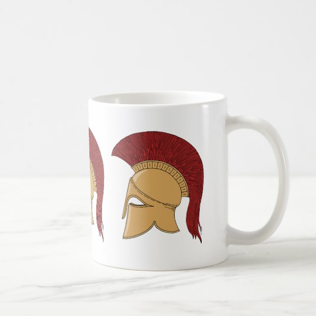 Korintischer Helm Kaffeetasse (Rechts)