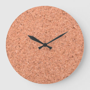 Korkbrettmuster Struktur Büro notic Große Wanduhr