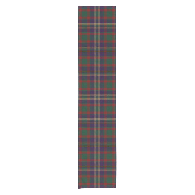 Korken-Landkreis-IrenTartan Kurzer Tischläufer (Vorderseite)