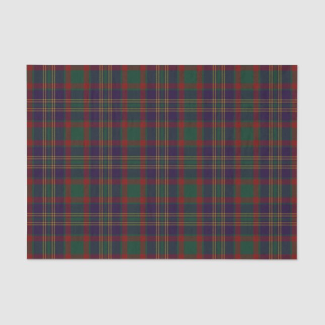 Korken-Landkreis-IrenTartan Seidenpapier (Vorderseite)
