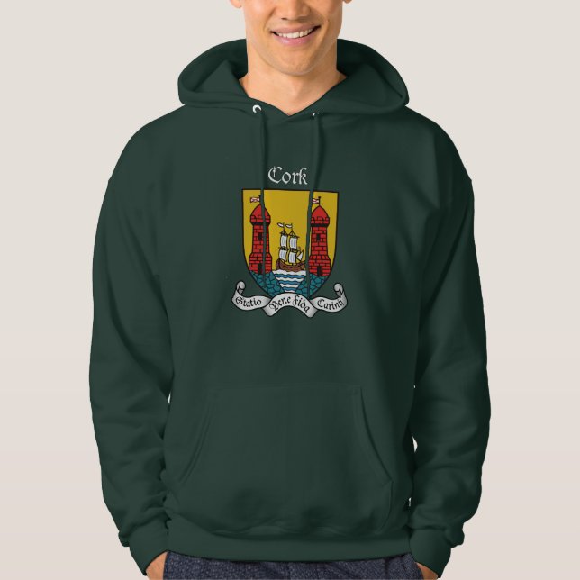 Korken-mit Kapuze Schweiss-Shirt Hoodie (Vorderseite)