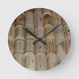 Korken Runde Wanduhr