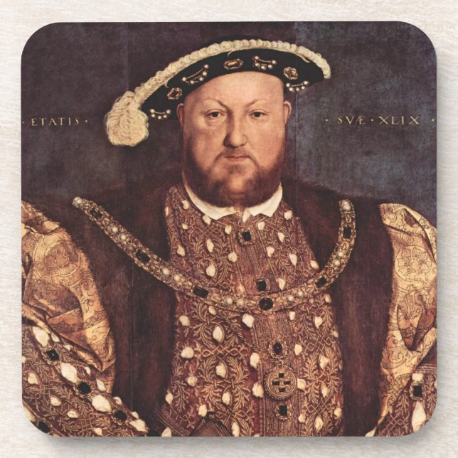 Korken-Untersetzer König-Henry VIII Getränkeuntersetzer (Vorderseite)