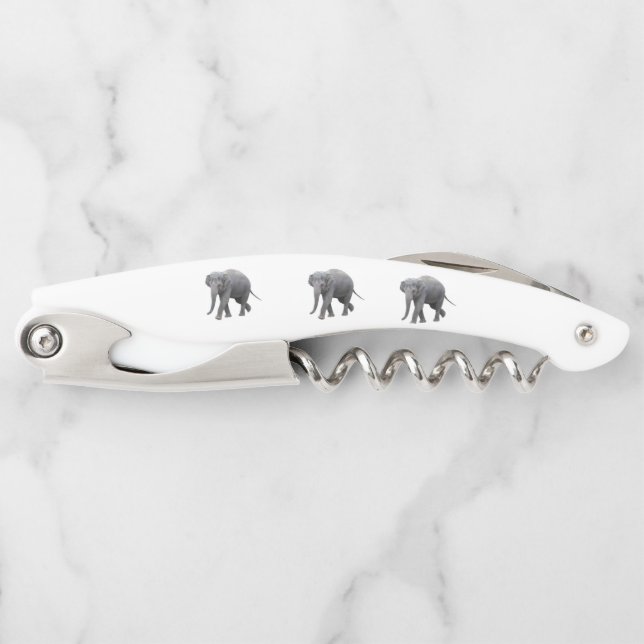 Korkenzieher Flaschenöffner Elefant (Vorderseite)
