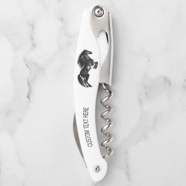 Korkenzieher für Schwarzes Wild mit benutzerdefini (Rückseite)