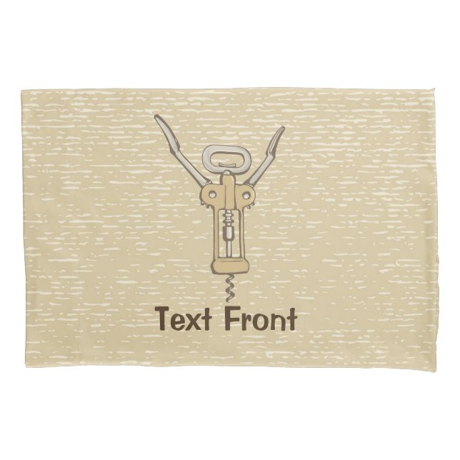 Korkenzieher Kissenbezug (Vorderseite)