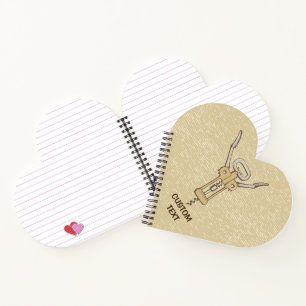 Korkenzieher Notizbuch