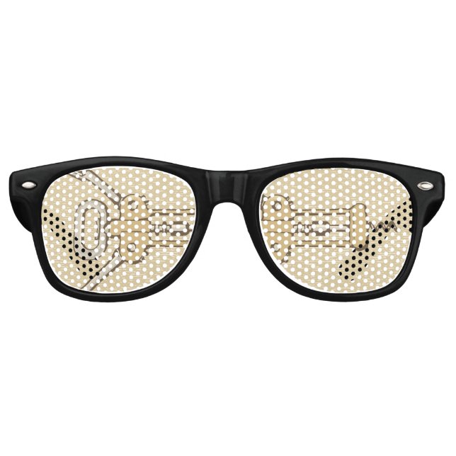Korkenzieher Partybrille (Vorderseite)