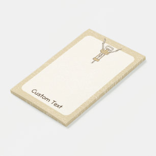 Korkenzieher Post-it Klebezettel