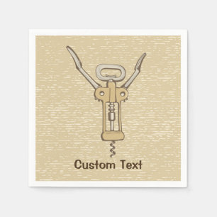 Korkenzieher Serviette