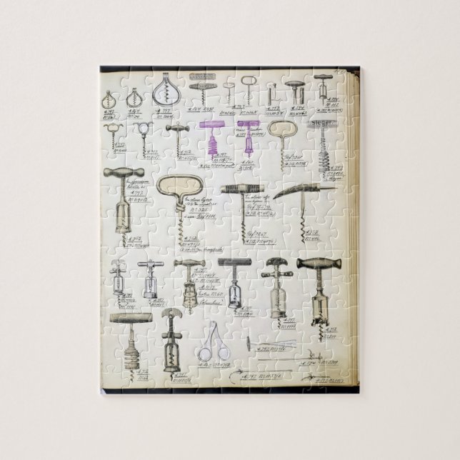 Korkenzieher, von einem Geschäftskatalog der Puzzle (Vertikal)