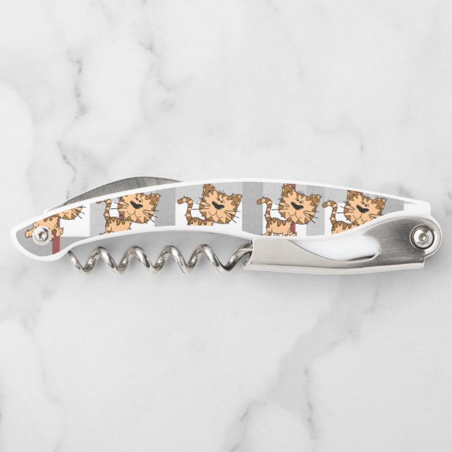 Korkschraube Flaschenöffner Kellnermesser (Rückseite)