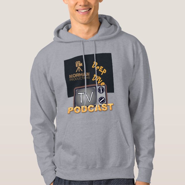 Korman Productions Deep Dive TV Podcast Hoodie (Vorderseite)