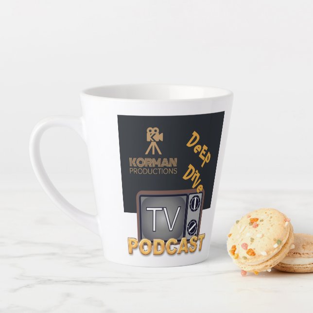Korman Productions Deep Dive TV Podcast Milchtasse (Beispiel)