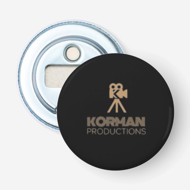 Korman Productions YouTube Channel-Logo Flaschenöffner (Vorderseite)