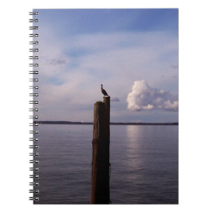 Kormoran auf Polen Notizblock