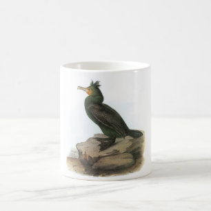 Kormoran Doppelt-mit Haube durch Audubon Tasse