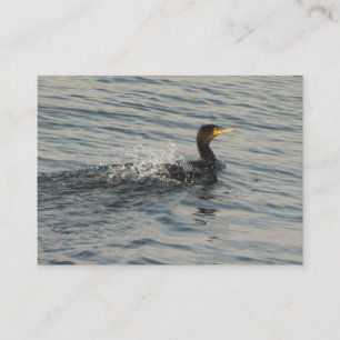 Kormoranlernen zum Schwimmen Visitenkarte