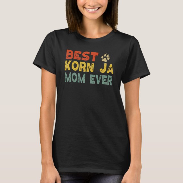 Korn Ja Cat Mama Eigentümer Züchter Kitten T-Shirt (Vorderseite)