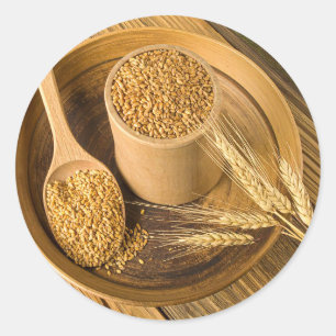 Korn Runder Aufkleber