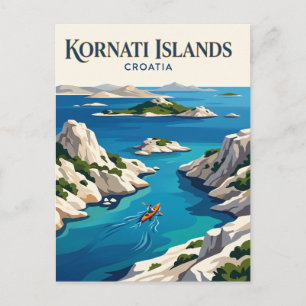 Kornati-Inseln Kroatien Postkarte