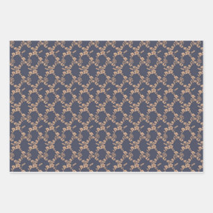Kornblume Gitterwaschpapier Geschenkpapier Set