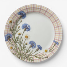 "Kornblumen- und Gänseblümchen-Herbarium-Karo"