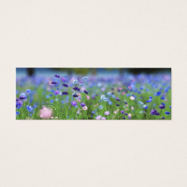 Kornblumenblaue Lesezeichen (Vorderseite)