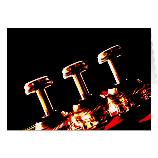 Kornett-Ventil-Karte (Vorderseite (Horizontal))