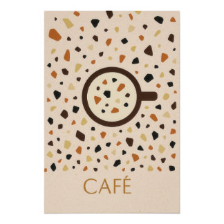 Körniger Kaffee Poster