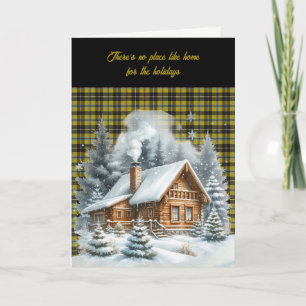 Kornisch schottischer Clan-Tartan-Weihnachten Feiertagskarte
