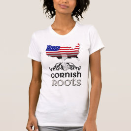 Kornische amerikanische Flagge T-Shirt
