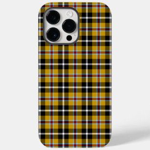 Kornische Nationaltartan Gelb Schwarz Karo Case-Mate iPhone 14 Pro Max Hülle
