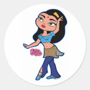 Kornkleber Runder Aufkleber